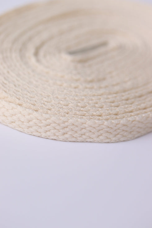 Jordan 1 Laces Basics Flat Thin - Oat Milk Laces